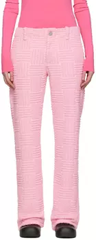 Розовые брюки Intreccio Bottega Veneta