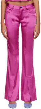 Розовые брюки-клеш Marco Rambaldi