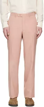 Розовые брюки со складками Husbands
