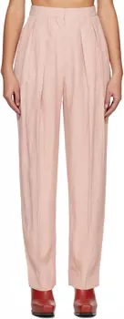 Розовые брюки со складками Stella McCartney