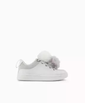 Розовые девичьи низкие кеды на шнуровке Zippy, розовый