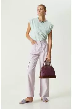 Розовые джинсовые брюки Network, розовый