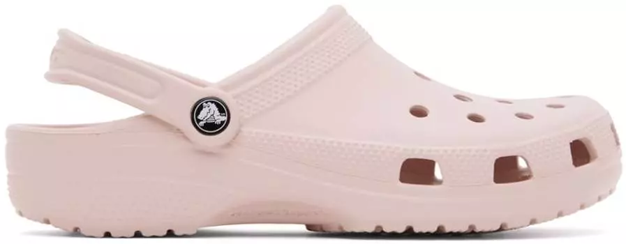Розовые классические сабо Crocs