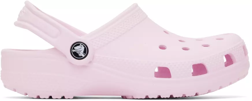 Розовые классические сабо Crocs