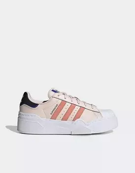 Розовые кроссовки adidas Originals superstar, розовый
