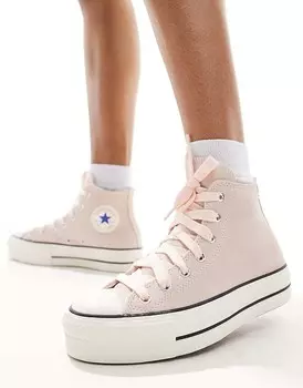 Розовые кроссовки Converse Chuck Taylor All Star Hi Lift