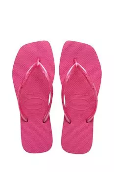 Розовые квадратные босоножки Havaianas, розовый