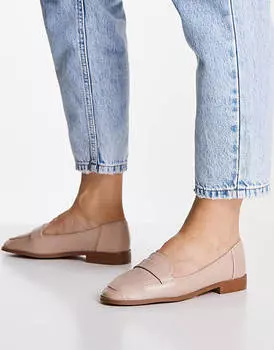 Розовые лоферы на плоской подошве ASOS DESIGN Mussy