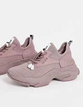 Розовые массивные кроссовки Steve Madden Match