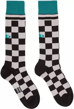 Розовые носки в клетку Vivienne Westwood