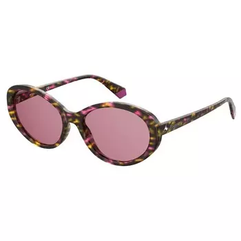 Розовые пластиковые солнцезащитные очки Polaroid