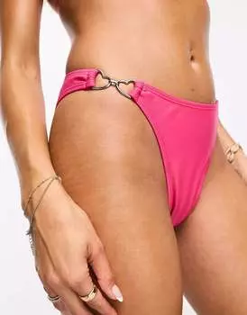 Розовые плавки бикини Brave Soul с кольцом в форме сердца