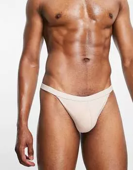 Розовые плавки с завышенной талией ASOS DESIGN