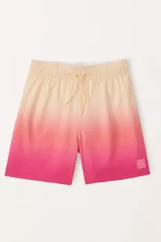 Розовые плавки-шорты с оттеняющим эффектом Abercrombie & Fitch, розовый