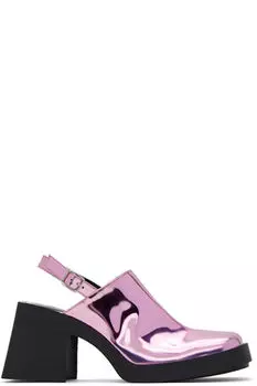 Розовые Раф Мюли Justine Clenquet