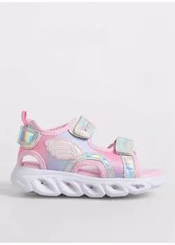 Розовые - Разноцветные сандалии для девочек BNI-10113 Benetton, розовый/многоцветный