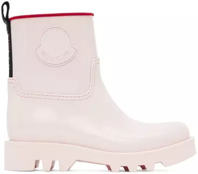 Розовые резиновые сапоги Ginette Moncler