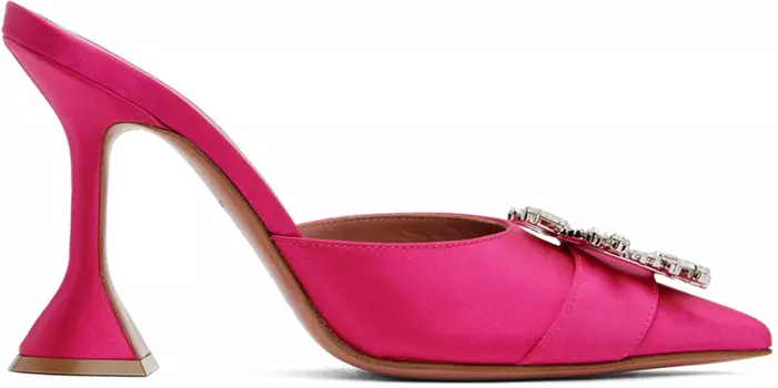 Розовые сандалии Amina Muaddi Begum
