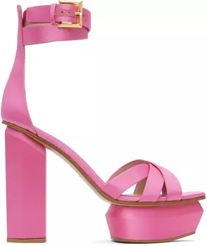 Розовые сандалии Balmain Ava