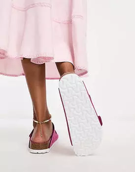 Розовые сандалии Birkenstock Arizona эксклюзивно для ASOS.