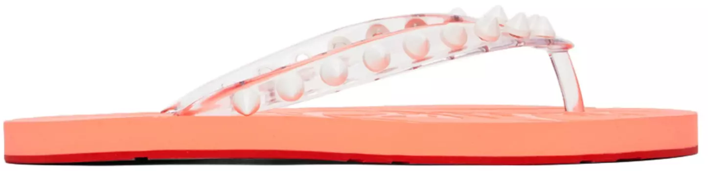 Розовые сандалии Loubi с шипами Donna Christian Louboutin