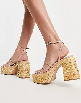 Розовые сандалии на платформе с водорослями Steve Madden Belise