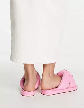 Розовые шлепанцы с мягкой подкладкой Simmi London Vetta