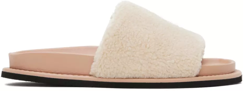 Розовые шлепанцы Yoshitomo Nara Edition 'Little Black Bunny' Stella McCartney