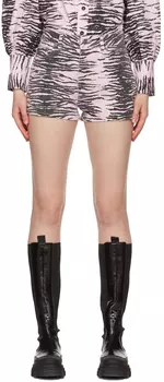 Розовые шорты GANNI