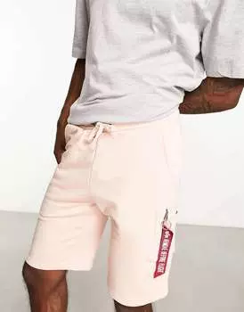 Розовые шорты-карго Alpha Industries X-Fit