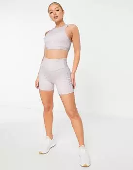 Розовые шорты с 3 полосками adidas Training Hyperglam