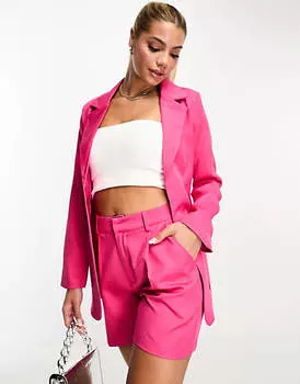 Розовые шорты строгого кроя Threabdare