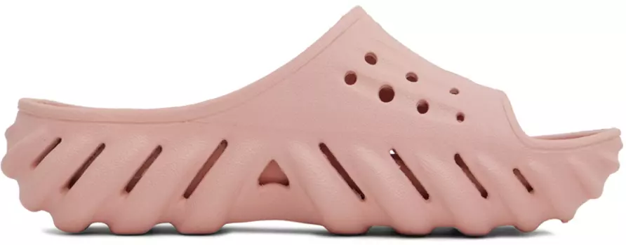Розовые слайды эха Crocs
