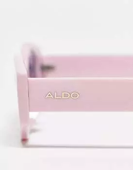 Розовые солнцезащитные очки шестиугольной формы ALDO Dongre