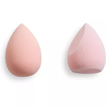 Розовые спонжи для маскировки и фиксации макияжа Makeup Revolution, Revolution Beauty