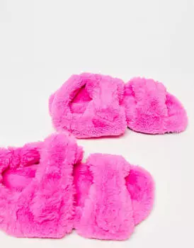 Розовые спортивные тапочки ASOS DESIGN Zactually