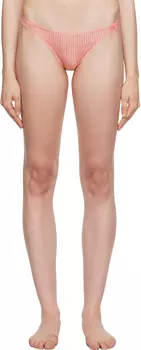 Розовые стринги в полоску Kiki de Montparnasse