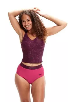 Розовые танкини с корректирующим принтом Evie Speedo, розовый