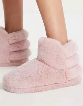 Розовые тапочки ASOS DESIGN Zari