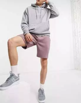 Розовые трикотажные шорты River Island Premium