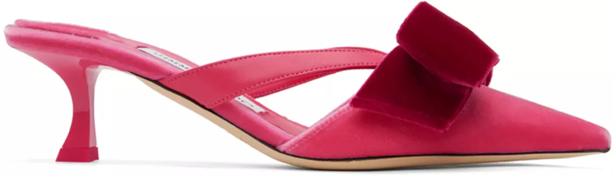 Розовые туфли без задника Flaca 50 Jimmy Choo