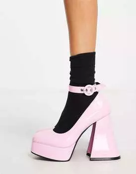 Розовые туфли на платформе Lamoda Build Me Up