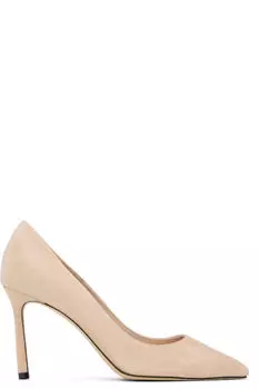 Розовые туфли Romy 85 на каблуках Jimmy Choo