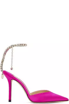 Розовые туфли Saeda 100 Jimmy Choo