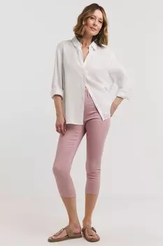 Розовые укороченные джеггинсы Jd Williams, розовый