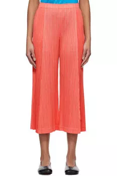 Розовые утолщенные брюки 1 PLEATS PLEASE ISSEY MIYAKE