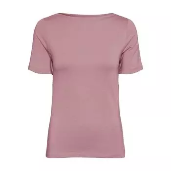 Розовые вискозные топ и футболка Vero Moda