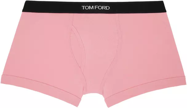 Розовые жаккардовые боксеры TOM FORD