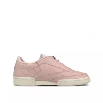 Розовые женские кроссовки Club c38 из гладкой кожи на молнии bs6606 Reebok, розовый