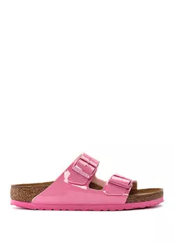 Розовые женские тапочки arizona Birkenstock